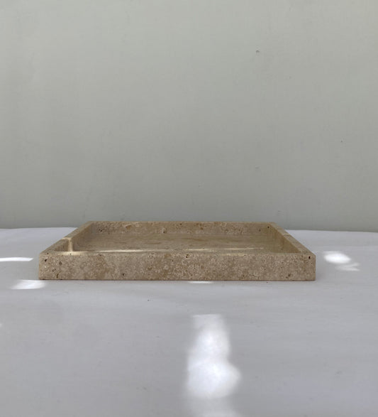 Natural Stone Tray - Beige